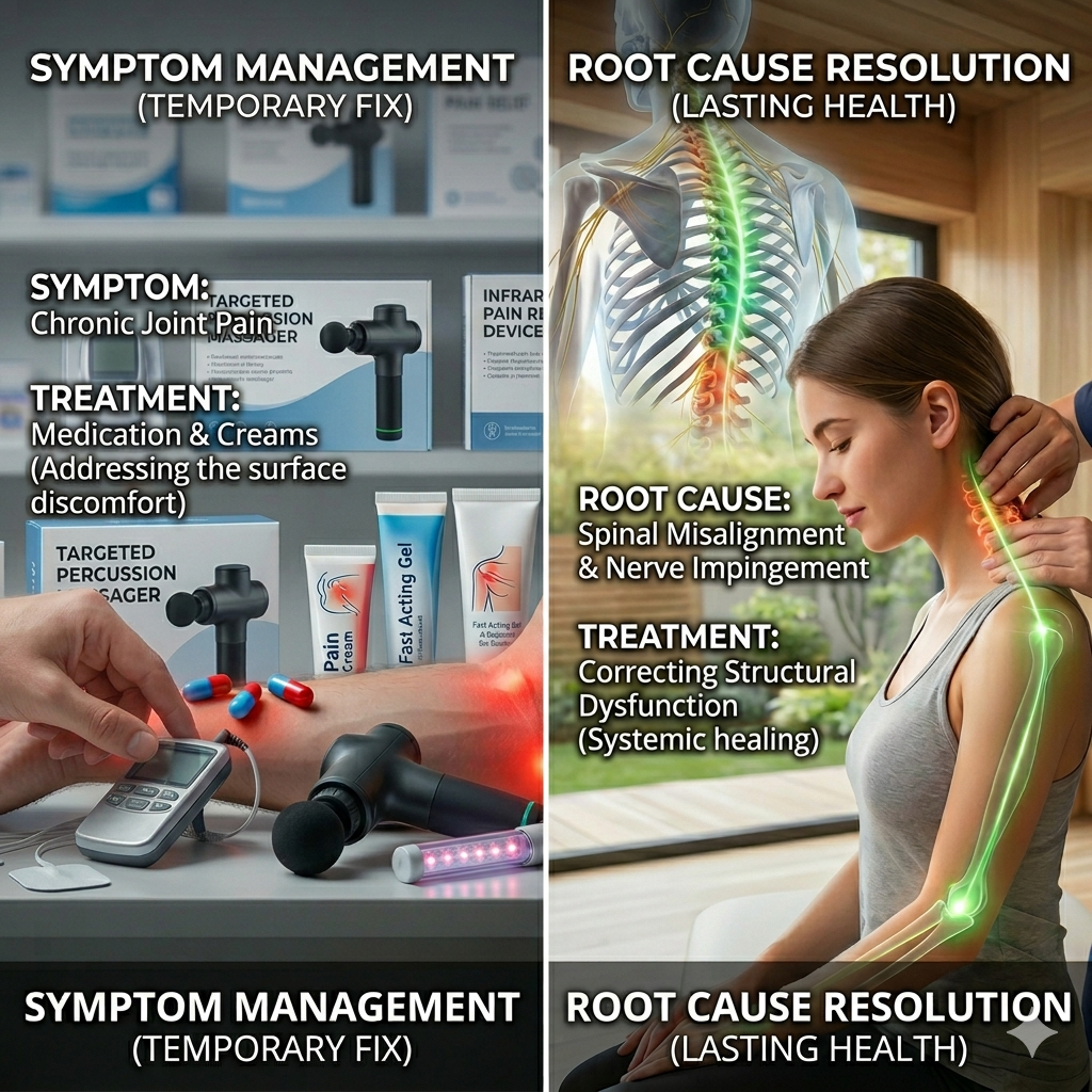 Symptom management vs root cause resolution